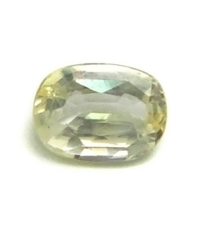 6.47 Carat/ 7.18 Ratti Natural Ceylon Yellow Sapphire