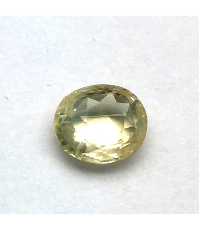 3.03 Carat/ 3.36 Ratti Natural Ceylon Yellow Sapphire