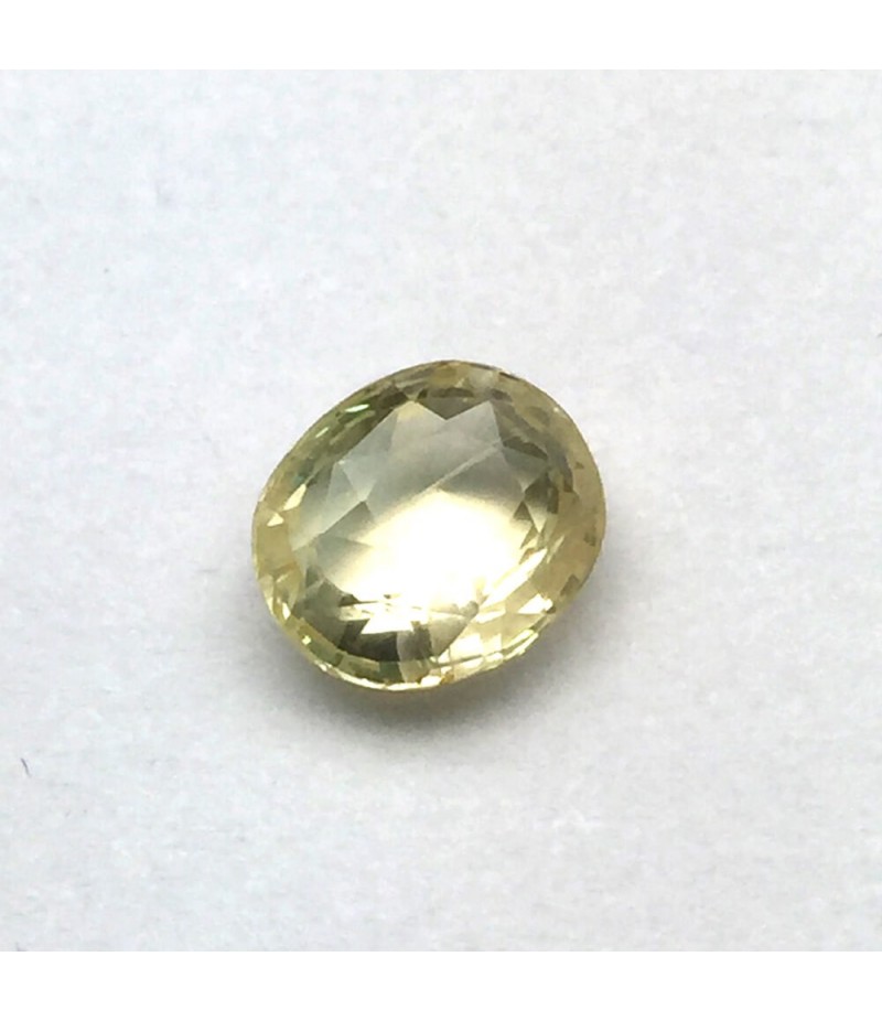 3.03 Carat/ 3.36 Ratti Natural Ceylon Yellow Sapphire