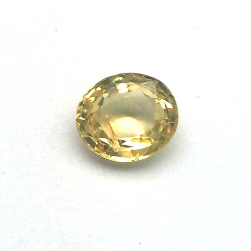 2.42 Carat/ 2.68 Ratti Natural Ceylon Yellow Sapphire