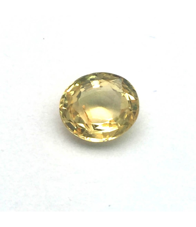 2.42 Carat/ 2.68 Ratti Natural Ceylon Yellow Sapphire