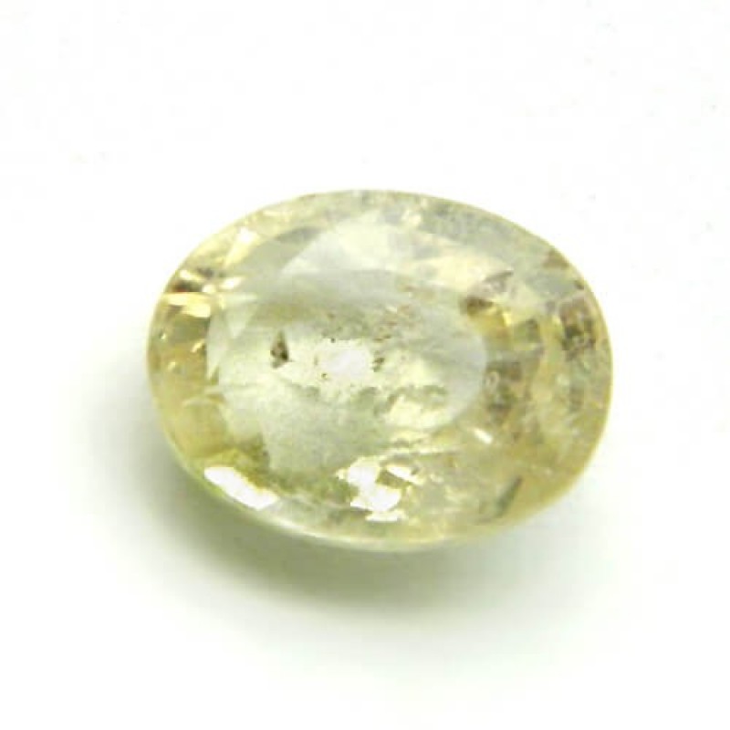 6.36 Carat/ 7.05 Ratti Natural Ceylon Yellow Sapphire