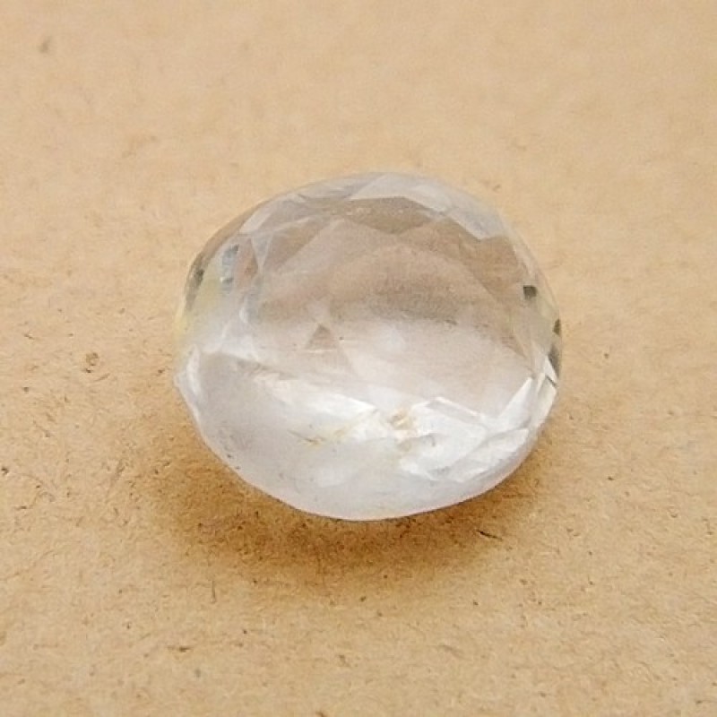 5.72 Carat/ 6.35 Ratti Natural Ceylon White Sapphire Gemstone