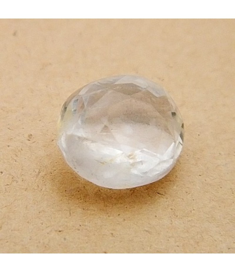 5.72 Carat/ 6.35 Ratti Natural Ceylon White Sapphire Gemstone