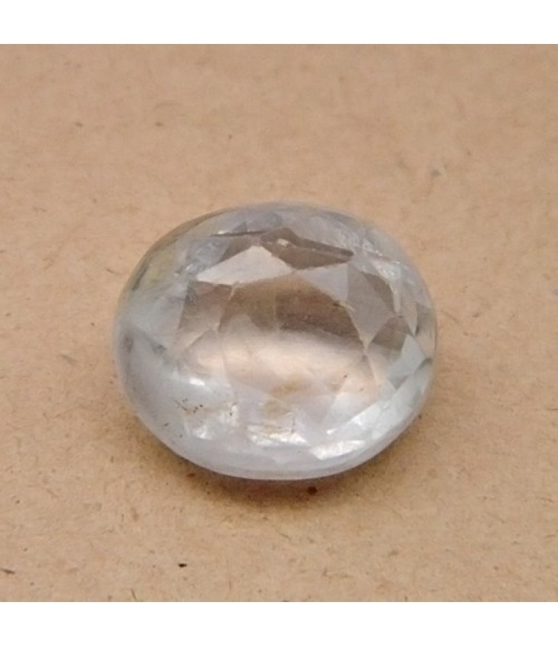 5.72 Carat/ 6.35 Ratti Natural Ceylon White Sapphire Gemstone