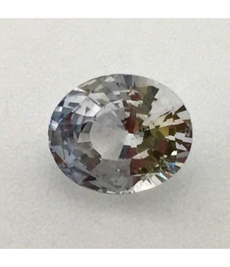 2.40 Carat/ 2.67 Ratti Natural Ceylon Colorless Sapphire Gemstone