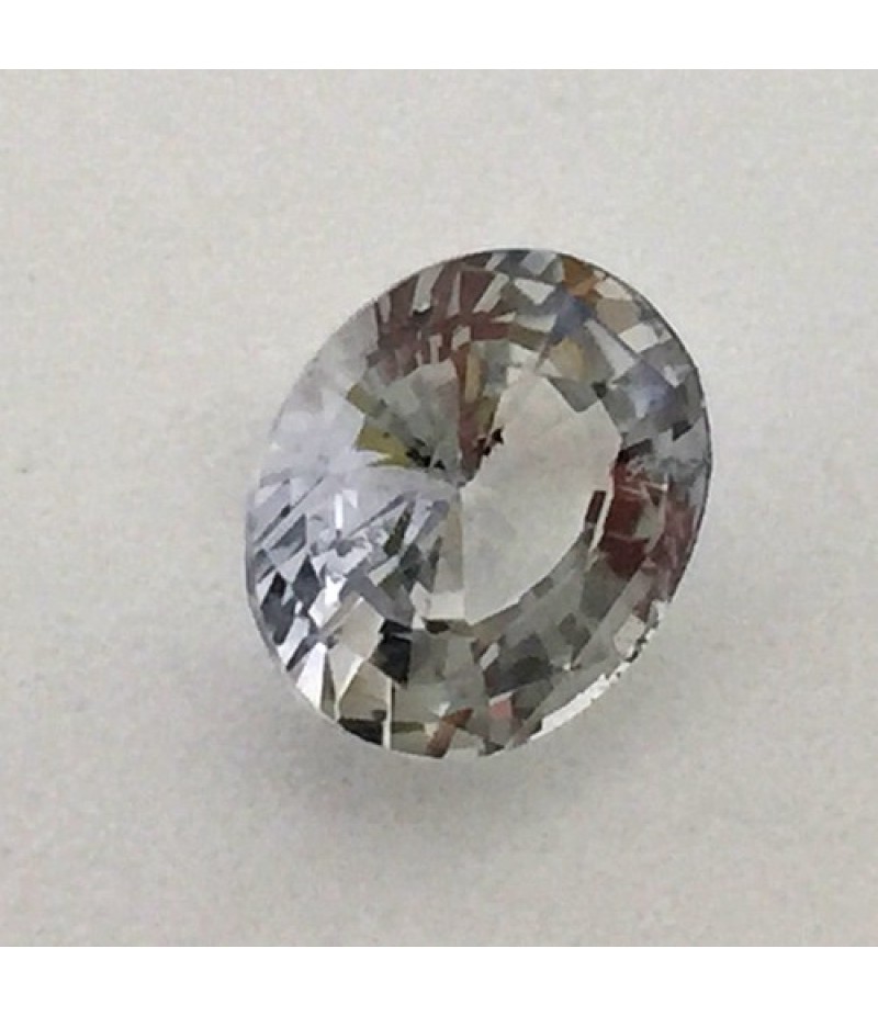 2.40 Carat/ 2.67 Ratti Natural Ceylon Colorless Sapphire Gemstone